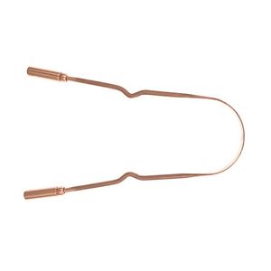 Raspador de Lengua Ancho en Forma de U, Color Oro Rosa, de Acero Inoxidable, para Cuidado Bucal, Elimina Bacterias y Mal Aliento, Reutilizable, Herramienta de Higiene para Adultos - Product Image 3