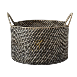 Eco-Friendly Rattan <b>Basket</b>, <b>Wicker</b> <b>Basket</b>, Laundry <b>Basket</b> with <b>Handle</b> - Product Image 1