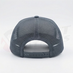 หมวกแก๊ปตาข่ายสีน้ำเงินเหล็ก ปักอักษรย่อตามสั่ง ดีไซน์เก๋ ทันสมัย ใส่สบาย คุณภาพดี ดูดี - Product Image 2