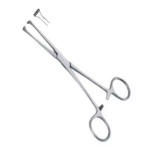 Pinzas Allis para Tejidos Médicos, Pinzas Quirúrgicas de Acero Inoxidable Reutilizables, Instrumento Quirúrgico para Agarrar Tejidos de Forma Segura - Product Image 5