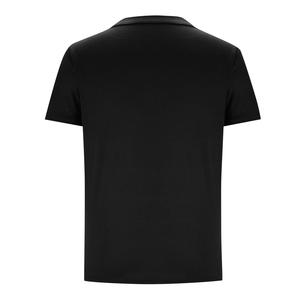 เสื้อยืดคอกลมโอเวอร์ไซส์สำหรับผู้ชายไซส์ใหญ่ ผ้าเจอร์ซีย์ถักลายบล็อกสี 100% ผ้าฝ้าย แขนสั้น มีกระเป๋า เป็นมิตรกับสิ่งแวดล้อม แห้งเร็ว - Product Image 6