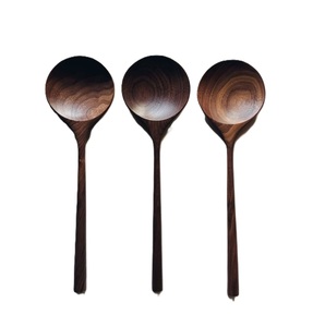 Hot Sale & High Quality Round Soup Spoons Korean Soup Spoon Tea Coffee Wooden Spoon Cookware Cooking Kitchen & Home - Product Image 2