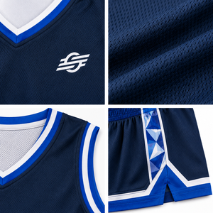 Tenues de basketball personnalisées Poxiol, maillots et shorts sublimés, logo d'équipe, nom, numéro, école, club, équipe adulte, 100% personnalisable - Product Image 5