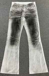 Pantalones Vaqueros Casuales de Moda para Hombre, Estilo Cargo Holgado con Botones, Jeans de Mezclilla para Hombre - Product Image 6