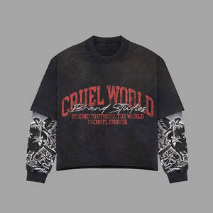 Camiseta de Hombre con Detalles en Relieve y Foil, Elegante, de Doble Capa y Manga Larga - Alta Calidad, Transpirable y Ecológica, MARCO WEAR - Product Image 6