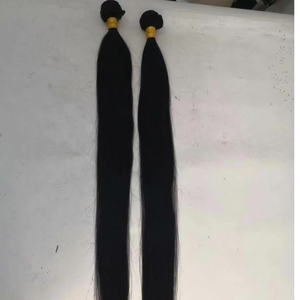 Máquina de 22 pulgadas para extensiones de cabello humano virgen indio de doble trama, puntas gruesas, doble densidad, 100 gramos, permable - Product Image 2