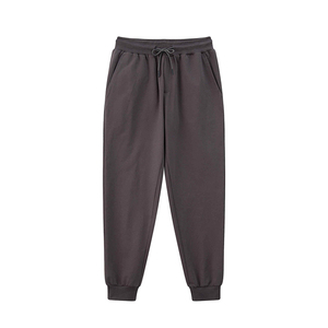 Men's Casual Sweatpants Solid Color Drawstring <b>Elastic</b> <b>Waist</b> Joggers Autumn Midweight <b>Trousers</b> - Product Image 1
