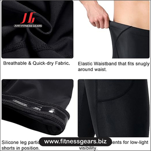 High Performance Eco-Friendly Breathable Spandex/Polyester <b>Cycling</b> <b>Shorts</b> Customizable Options Men-Padded Comfort Quick Dry - Product Image 4