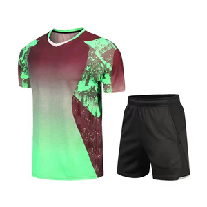 Seragam Tenis Pria Berkualitas Tinggi, Kaos Olahraga Custom, Ringan, Bernapas, Pakaian Tim OEM Grosir, Seragam Tenis Pria untuk Latihan - Product Image 6