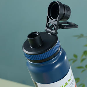 Bouteille de voyage isotherme élégante et moderne à double compartiment pour liquides - Product Image 2