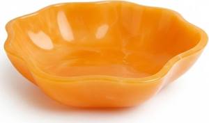 Tazón para servir frutas de resina hecho a mano, tazón decorativo para ensalada con borde ondulado, tazón central de primera calidad, tazón para aperitivos, tazón para postres, decoración moderna - Product Image 6
