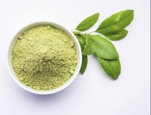 Herbal Powder Green Tea Extract <b>Natural</b> Plant-Based Hair Color Dye For Dark Hair Tone - Product Image 1