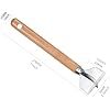 Hachoir à viande en acier inoxydable de 11 pouces, outil pour hacher le bœuf, gadget de cuisine robuste en métal - Product Image 6