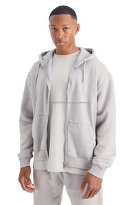 Chándal Deportivo para Hombre de la Mejor Calidad, Venta al por Mayor, Tallas Grandes, Logotipo Personalizado, Chándal de Dos Piezas con Cremallera Completa para Hombre - Product Image 2