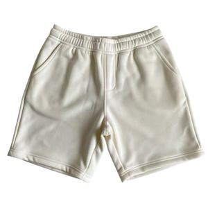 กางเกงขาสั้นกันเหงื่อสำหรับผู้ชายและผู้หญิงกางเกงขาสั้นผ้าฟลีซทำจากผ้าคอตตอนผ้าดิบฟอกสีน้ำเงินทำจากผ้าฝ้าย100% - Product Image 1