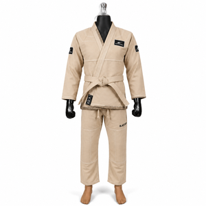 Kimono de BJJ al por Mayor, Uniforme Verde 100% Algodón, Corte Regular, Ropa de Artes Marciales para Adultos con Logotipo en la Manga Izquierda - Product Image 2