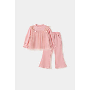 Conjunto de Ropa Infantil OZKIZ Estilo Coreano con Patrón Sólido, Conjunto de Tutú para Niñas de 2 a 6 Años, Moda Infantil al por Mayor para Primavera/Otoño - Product Image 1