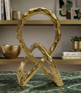 Aluminum Antique Color Abstract Metal Sculpture <b>Unique</b> Style <b>Home</b> <b>Decorative</b> Object for Living Room Handmade Object - Product Image 1