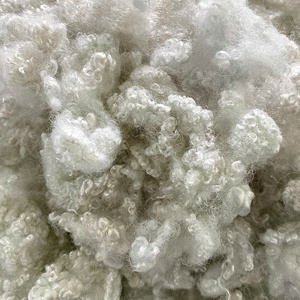 Fibre de polyester recyclée, 100 % issue de fragments de bouteilles PET, couleur blanc pur, taille 32 mm-102 mm, AA/A/B/C - Product Image 5