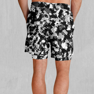 100% Cotton Men Nonwoven Shorts <b>Mid</b> Waist Elastic Print Double <b>Layer</b> Quick Dry Breathable Eco-Friendly Trendy Reasonable Price - Product Image 2