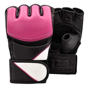 Guantes Profesionales de MMA y Grappling de Medio Dedo, 8oz, con Logotipo Personalizado, para Entrenamiento de Kick Boxing, Sparring y Combate, Alta Calidad, Venta al Por Mayor - Product Image 1