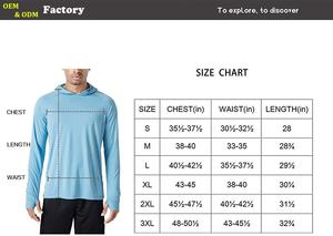 เสื้อฮู้ดดี้สำหรับตกปลา ผ้าโพลีเอสเตอร์/สแปนเด็กซ์ พิมพ์ลายโลโก้ด้วยเทคนิค Sublimation ป้องกันรังสียูวี UPF 50 น้ำหนักเบา เย็นสบาย แห้งเร็ว สำหรับทุกเพศ - Product Image 6