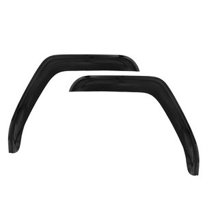 Déflecteurs de pluie noirs pour Freightliner Cascadia 2008-2017, paire gauche/conducteur et droite/passager - Product Image 1