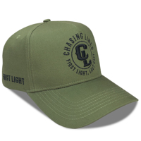 Casquettes de baseball personnalisées de haute qualité pour hommes, 100% coton, logo brodé 3D, vert olive, 5 panneaux, coupe profonde ultra ajustée