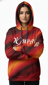 เสื้อฮู้ดดี้โอเวอร์ไซส์สไตล์คนเมือง พิมพ์ลายแบบ Sublimation ทั่วตัว สำหรับแบรนด์แฟชั่นไลฟ์สไตล์ลำลอง - Product Image 2