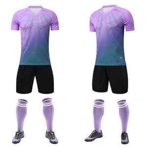 Uniforme Deportivo de Fútbol para Hombre al por Mayor, de Secado Rápido, Transpirable, Ecológico, 100% Poliéster, Manga Corta - Product Image 1