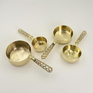 Utensilios de Medición para Cocina, Juego de Cuatro Tazas Medidoras de Acero Inoxidable con Asa de Alambre de Hierro de R B Overseas con MOQ Bajo - Product Image 4