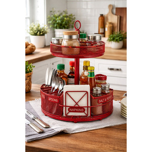 Organizador Giratorio de Mesa con Porta Servilletas - Product Image 3