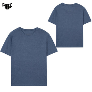 Fournisseur de t-shirts pour hommes en coton 100% uni avec logo personnalisé, manches courtes, col rond, vêtements vierges, OEM ODM, fabricant en gros - Product Image 1