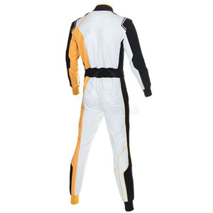 Combinaison de course automobile professionnelle pour pilotes, respirante, légère, en polyester/nylon, personnalisable, idéale pour le karting et les courses sur circuit - Product Image 5