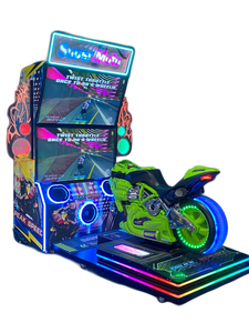 Machine de jeu de moto pour enfants Super Moto - Double écran avec simulateur - Product Image 2