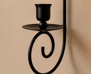 Aplique de Pared Decorativo de Hierro Forjado, Hecho a Mano, Ecológico, Portavelas de Pared Navideño, Adorno de Pared para el Hogar - Product Image 5