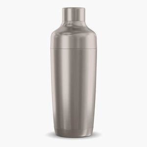 Shaker à cocktails en acier inoxydable écologique avec finition argentée, capacité de 500 ml - Accessoire élégant pour les barman et les bars - Product Image 3