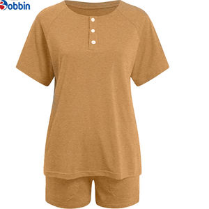 Conjuntos Deportivos de 2 Piezas para Mujer, Estilo Hip Hop, Verano, Súper Suaves, Spandex/Algodón, Transpirables, Secado Rápido, Ecológicos, Mangas Cortas - Product Image 1