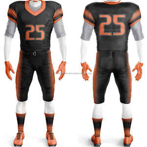 Newest Style With Embroidery 100% Polyester American Football Jersey and Shorts American Football Uniform Set - Product Image 6