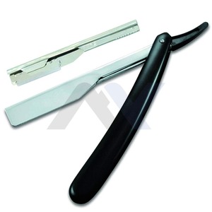 Lames de rasoir professionnelles à six lames en acier inoxydable de marque privée, style coulissant, outil de rasage du visage pour barbier, qualité supérieure, toilettage - Product Image 2