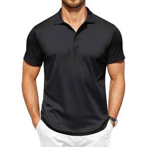 Camisas de Golf Personalizadas para Hombre, Manga Corta, Ligeras, Transpirables, de Algodón, de Alta Calidad, con Color y Logotipo Personalizados en Oferta - Product Image 2