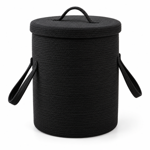 Cesta de Almacenamiento Personalizable 100% Yute Ecológica con Forma de Pingüino, con Tapa y Asas Laterales para Organización de Juguetes en la Guardería - Product Image 4