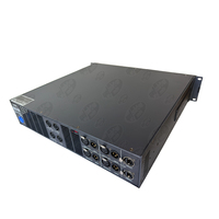 LA4X Amplificador de Potencia Profesional DSP de 4 Canales y 8 Ohmios, 250W, Controlador de Red XLR para Sistema de Línea de Altavoces PA