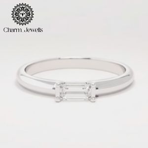 แหวนหมั้นผู้หญิง Charm_Jewells ชุบทอง 22k ประดับเพชรโมอิสซาไนต์ทรงคุชชั่น ตัวเรือนแบบหนามเตย รับรองโดย IGI น้ำหนัก 3 กรัม - Product Image 4