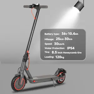 Patinete eléctrico plegable de 350W para adultos y niños, Scooter plegable de 8,5 pulgadas