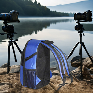 Mochila para cámara acolchada Ozure de 15 pulgadas B10 multicolor (azul) resistente al agua para todas las cámaras de marca principales - Product Image 6