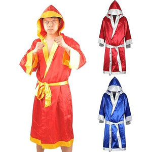 Disfraz de Boxeador para Hombre, Bata de Boxeo MMA con Capucha, Bata de Entrenamiento Ligera de Algodón, Bata de Entrada para Luchadores de Kickboxing y Muay Thai - Product Image 5