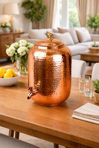 Luxury Copper Water Storage Dispenser Handmade Copper <b>Drinkware</b> Bulk Wholesale - Product Image 2
