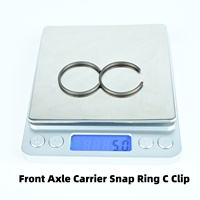 High Strength Steel Circlip Retainer Ring 68146592AA Front Axle Carrier C Clip Snap Ring 2PCS for Dodge Ram