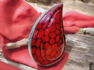 Decorative Funerary Teardrop Cremation Urn Adult Memorial <b>Ashes</b> Wholesale Manufacturer African Style Metal Urns <b>Keepsakes</b> Uzair - Product Image 3